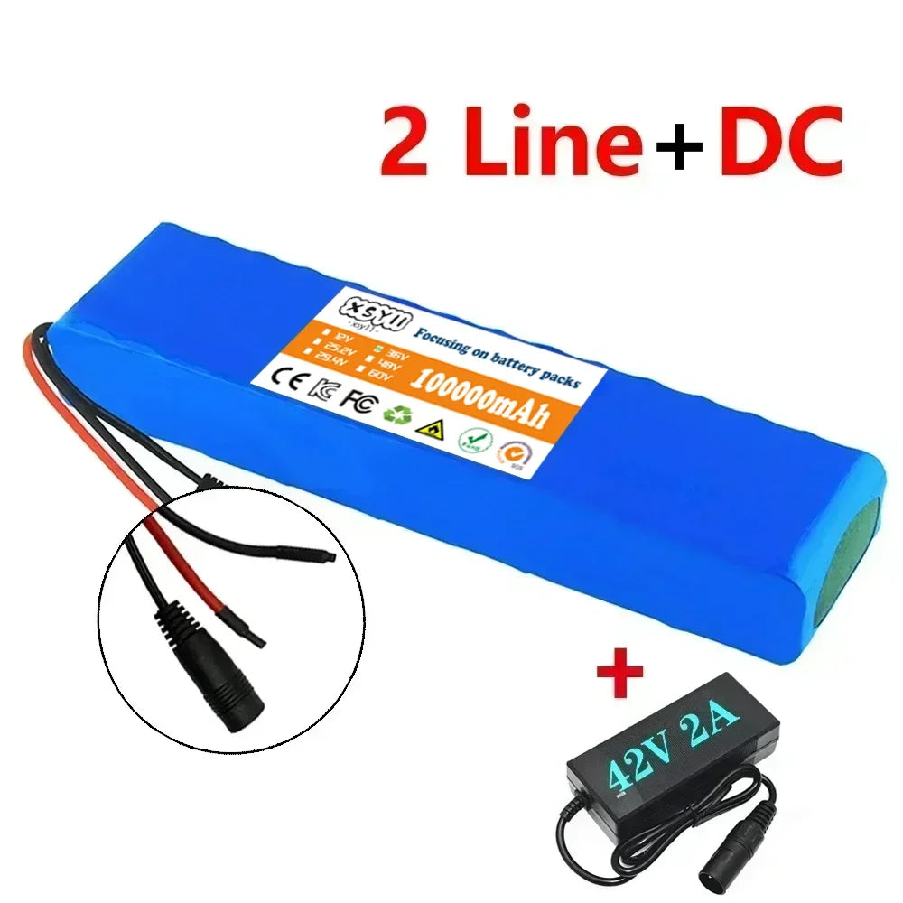 36V 100000mAh 10S3P 36v Electric Scooter Battery Pack