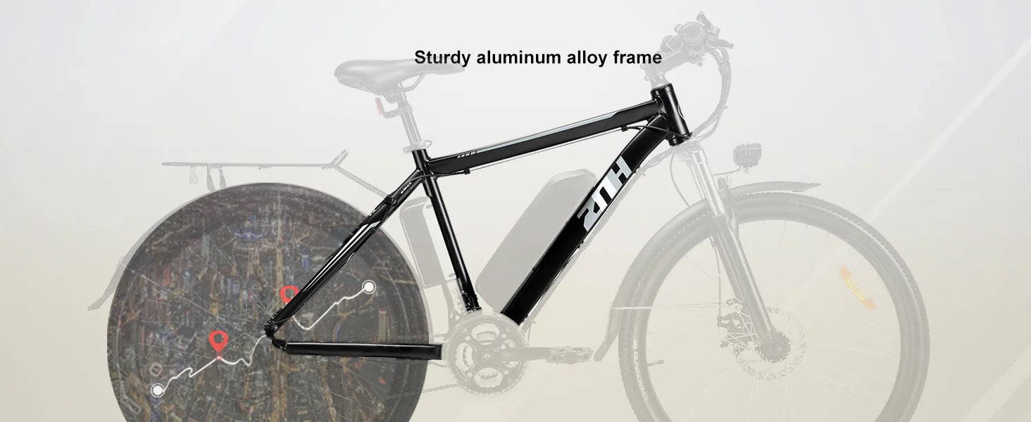 HUZ 1000W 26" Mountain E-Bike