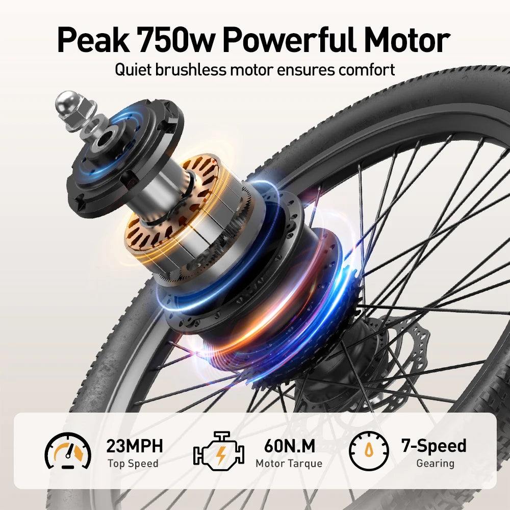 Aairsk 400W 36V 13Ah Mountain Ebike