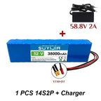 New Original Lithium Battery 52V 38AH 14S2P 52V Electric Scooter Battery