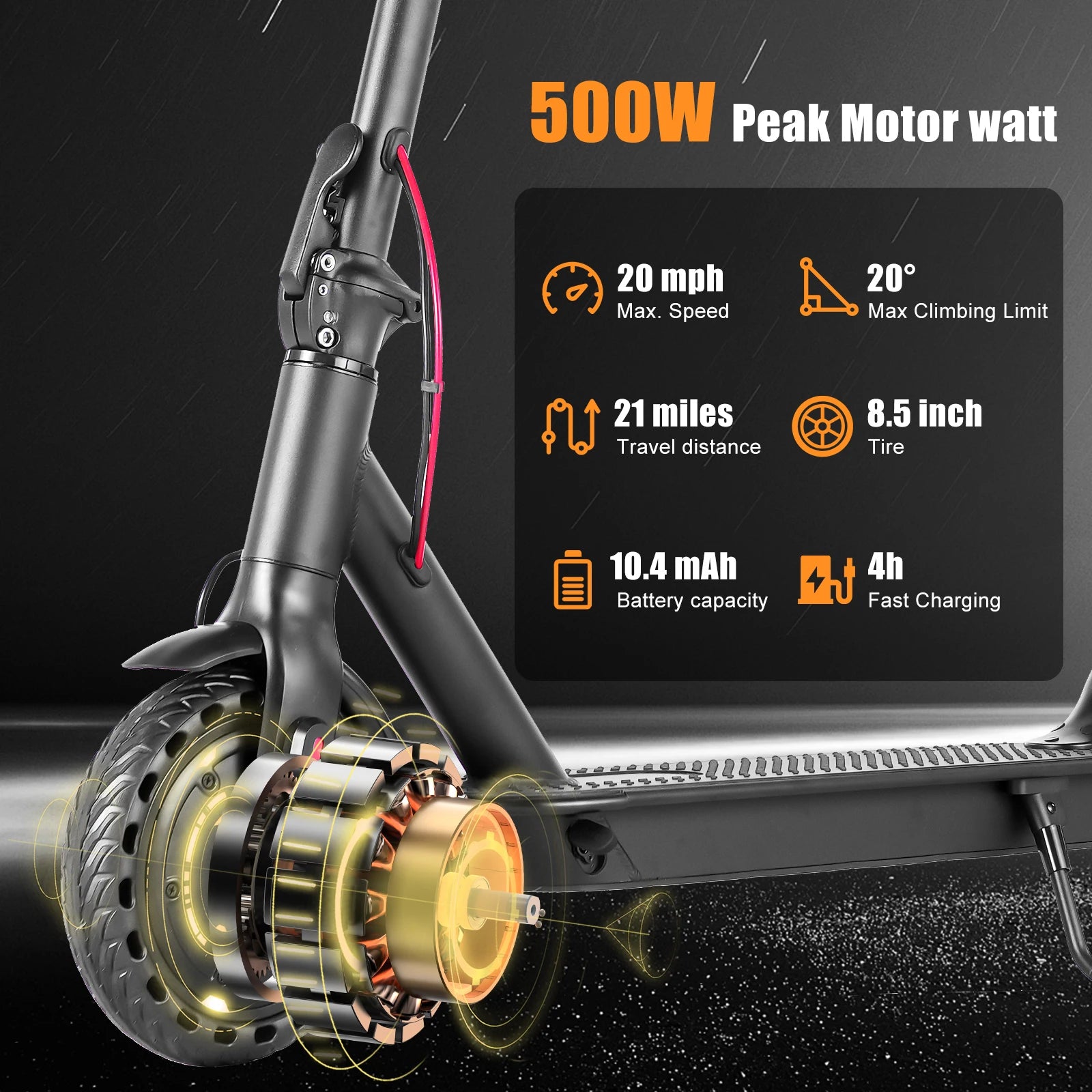 Commuter 500W Urban E-Scooter