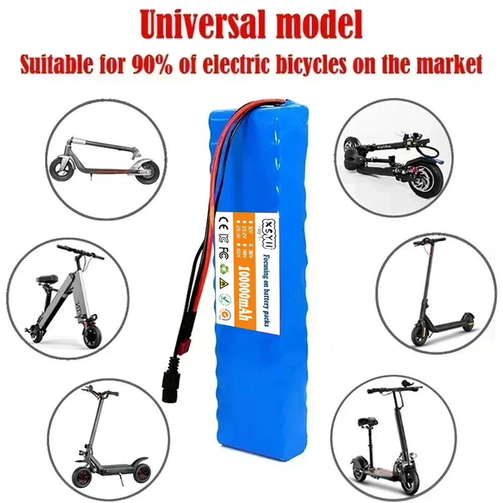 36V 100000mAh 10S3P 36v Electric Scooter Battery Pack