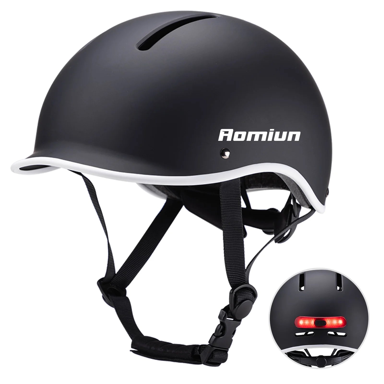Romiun Built-in Battery Electric Scooter Helmet