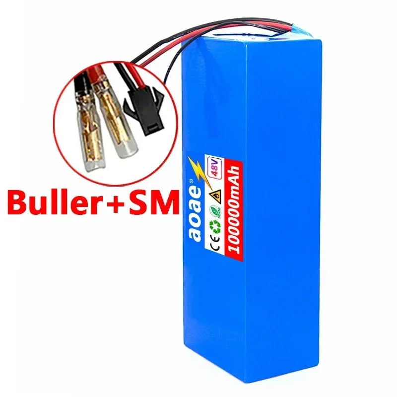 Original 48V 100Ah 13s6p Lithium Battery Pack 48v 100Ah 2000W