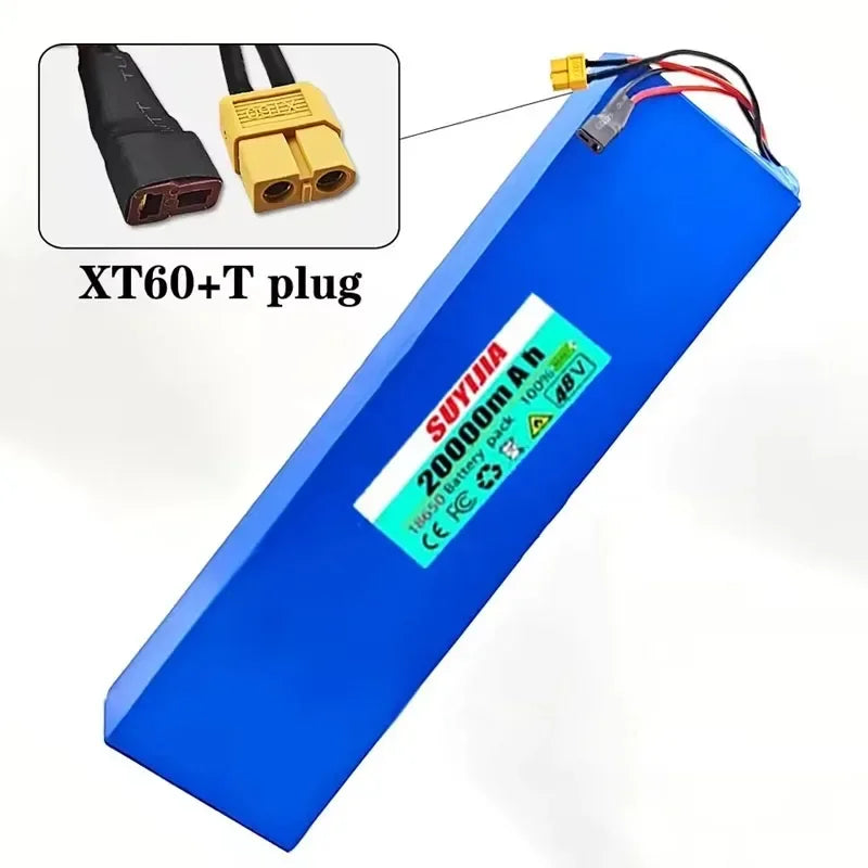 Lithium Ion Battery 48V 48V 20Ah 1000W 13S4P for 54.6V Electric Scooter