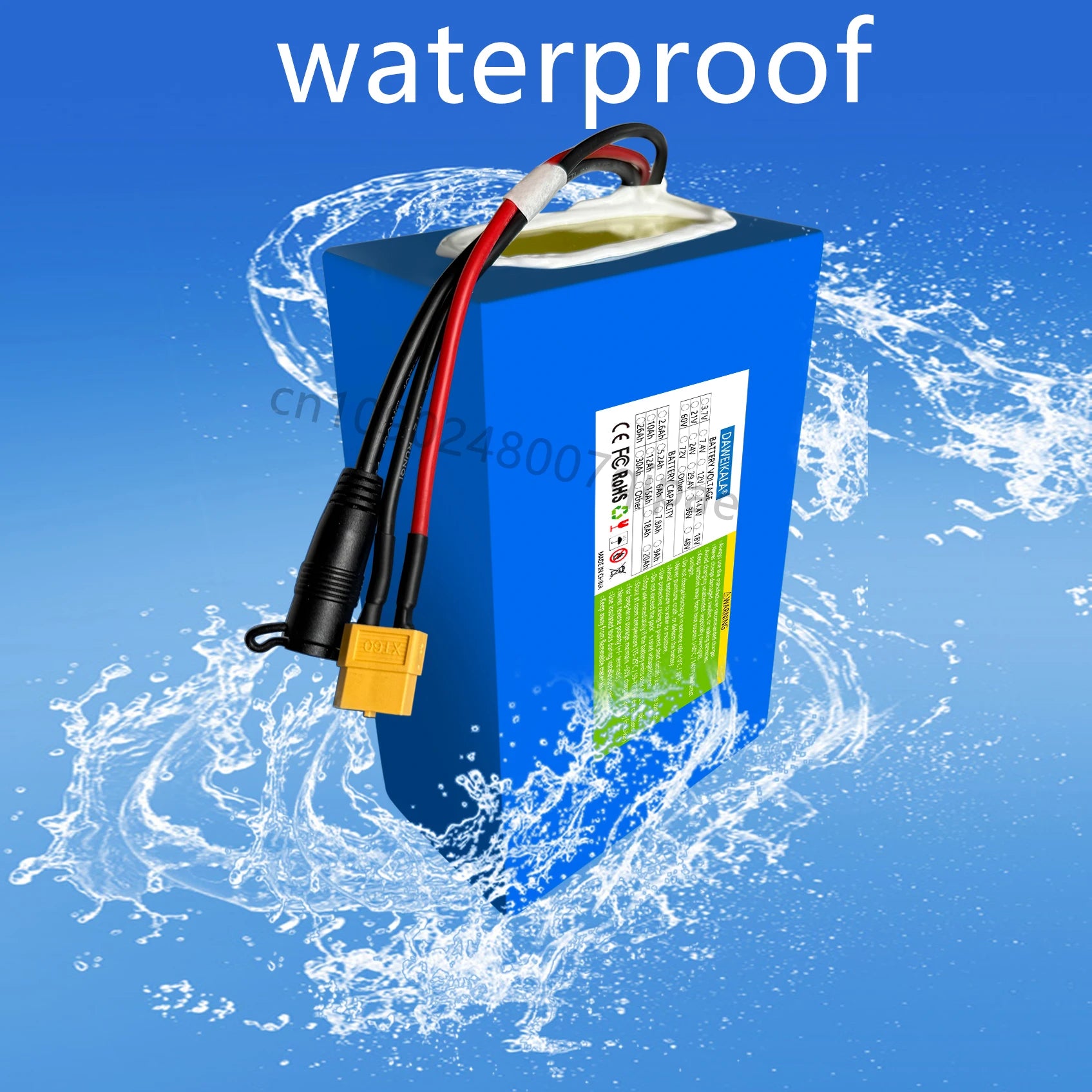 36V 18AH 15AH 12AH 9AH Rechargeable BMS Lithium Battery Pack