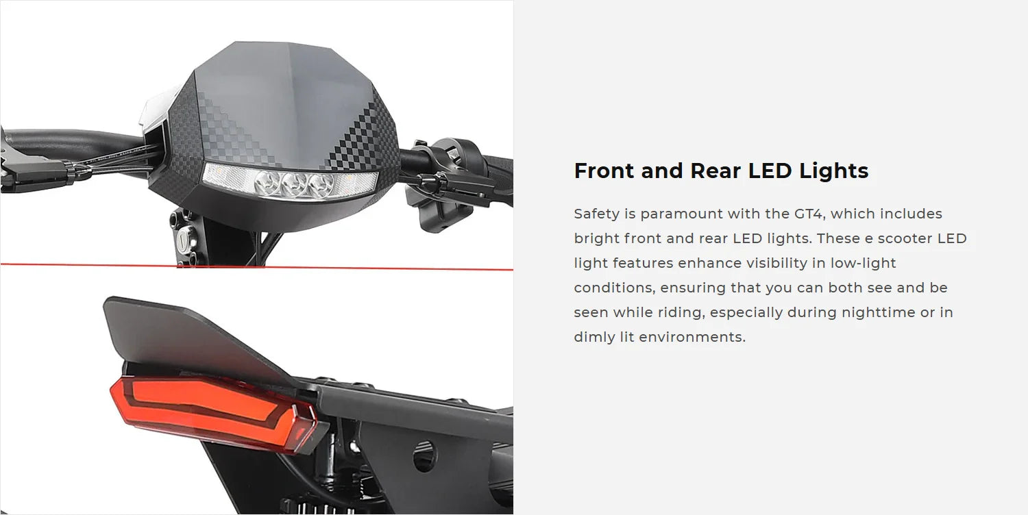 TEEWING GT4 2400W E-Scooter 11" Fat Tire