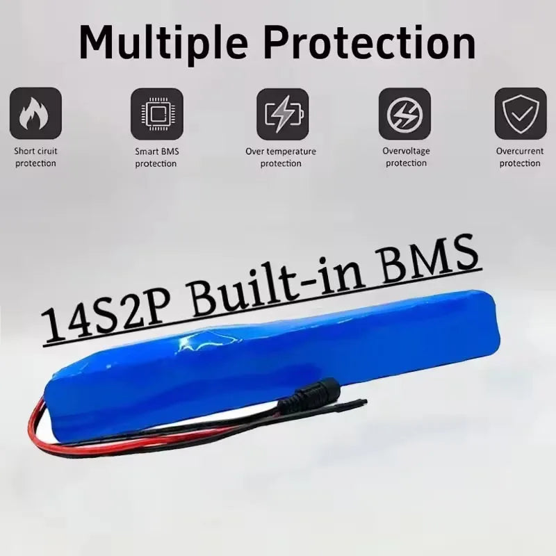 New Original Lithium Battery 52V 38AH 14S2P 52V Electric Scooter Battery