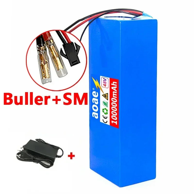 Original 48V 100Ah 13s6p Lithium Battery Pack 48v 100Ah 2000W