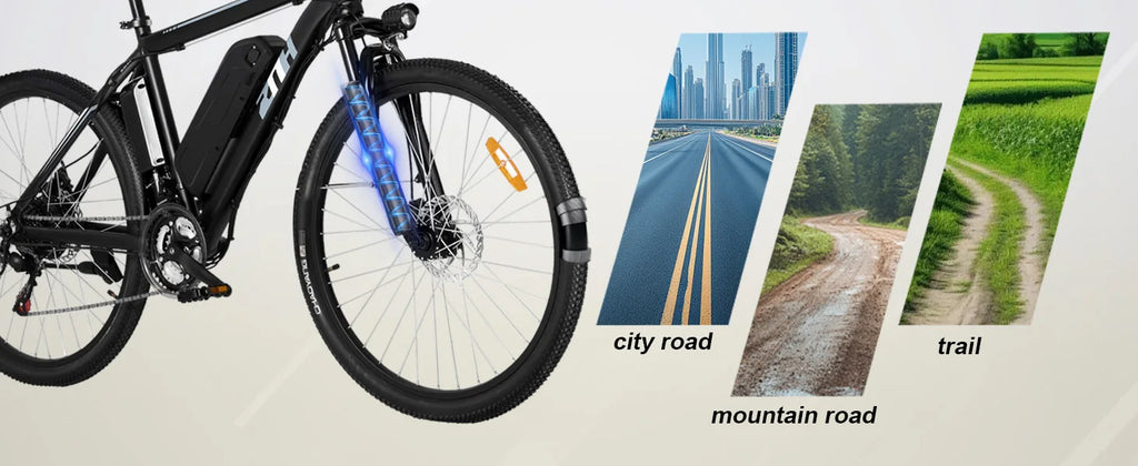 HUZ 1000W 26" Mountain E-Bike