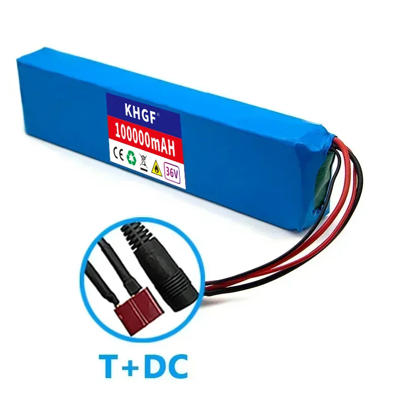 2024 Upgrade 36V 100000mAh 10S3P 36v Electric Scooter Battery Pack