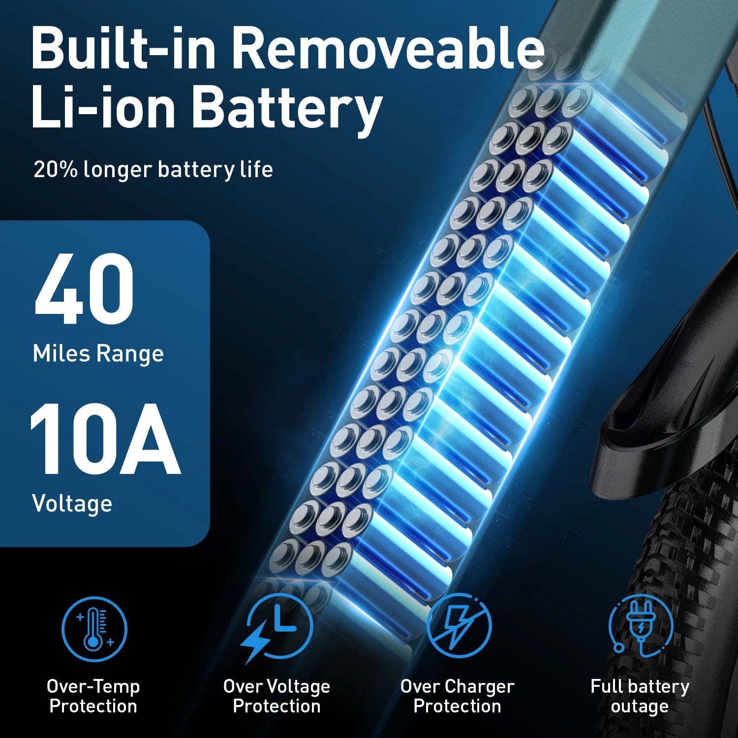 Kenda 500W Adult Electric Bike 24"/26"