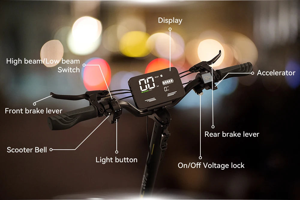 OOTD T10 500W 11" Folding E-Scooter