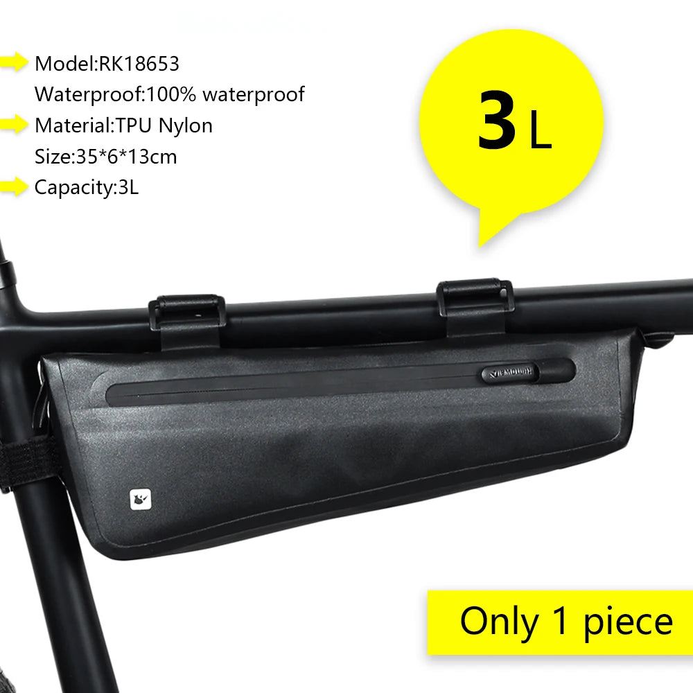 Rhinowalk 3L/4L Waterproof Bicycle Triangle Frame Storage Bag