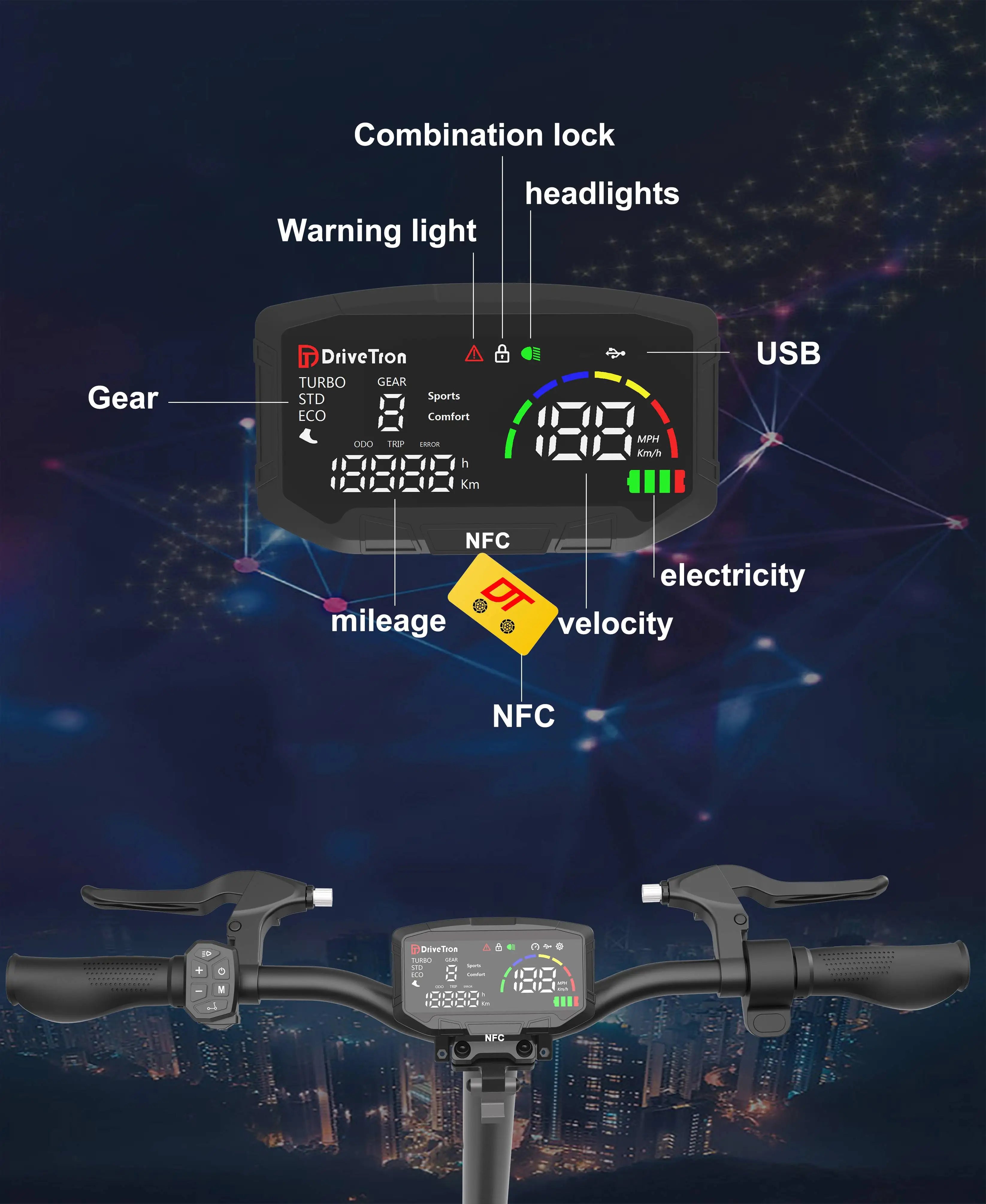 DriveTron DT10 Dual Motor E-Scooter