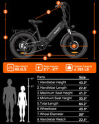 Bodywel F20 Electric Bike 20 Inch