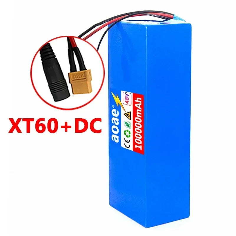 Original 48V 100Ah 13s6p Lithium Battery Pack 48v 100Ah 2000W