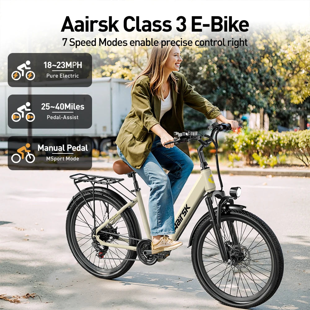 Aairsk 400W 36V 13Ah Mountain Ebike