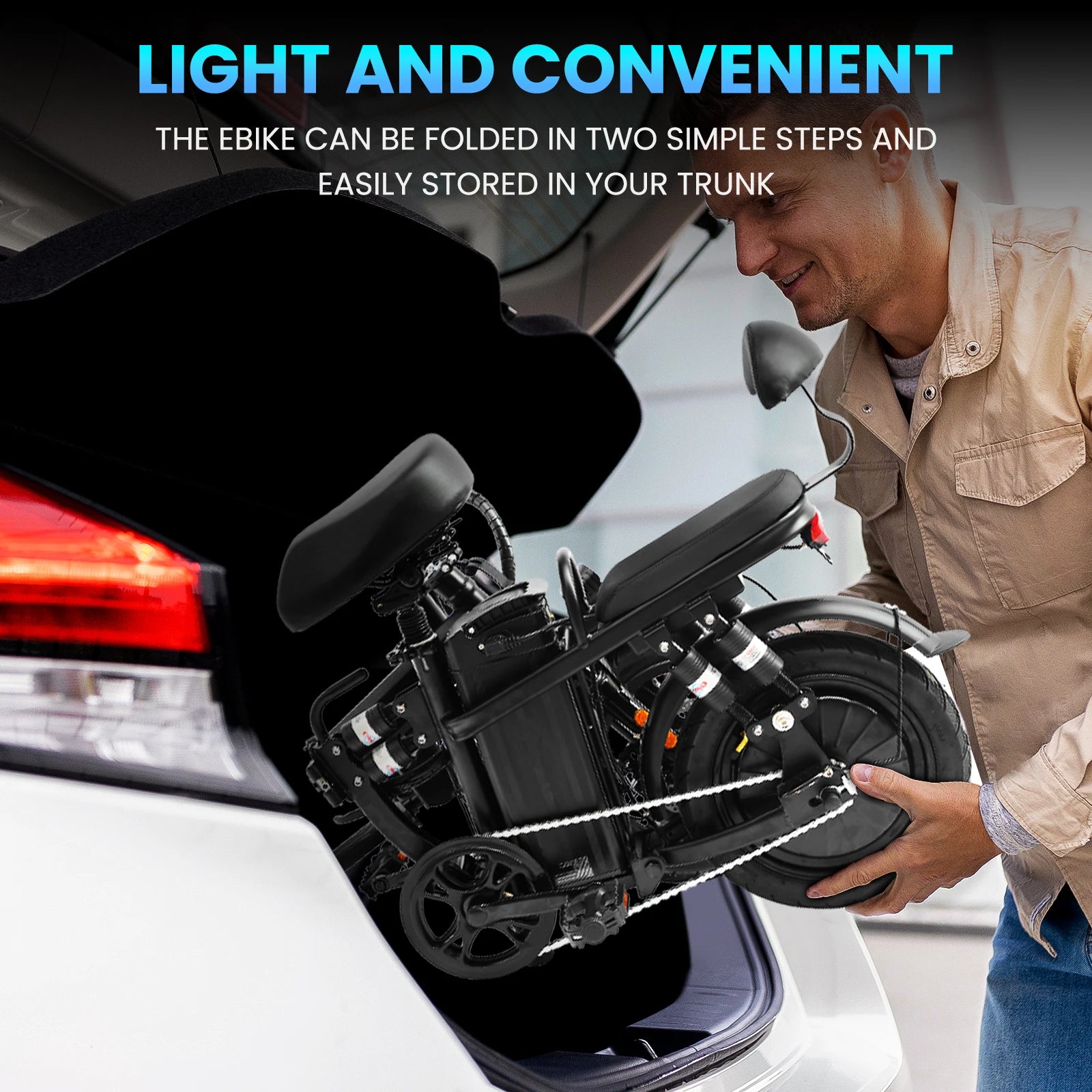 A9 48V Motorcycle Style E-Bike