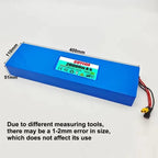 Lithium Ion Battery 48V 48V 20Ah 1000W 13S4P for 54.6V Electric Scooter