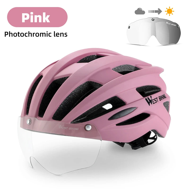 WEST BIKING Integrated Electric Scooter Cycling Helmet