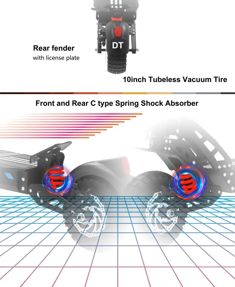DriveTron DT10 Dual Motor E-Scooter