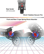 DriveTron DT10 Dual Motor E-Scooter