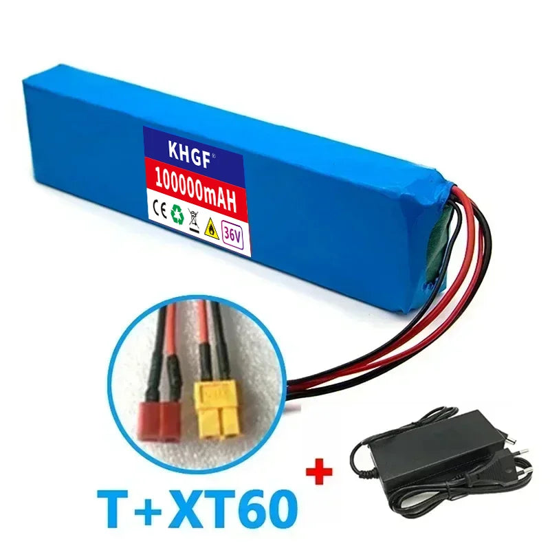 2024 Upgrade 36V 100000mAh 10S3P 36v Electric Scooter Battery Pack