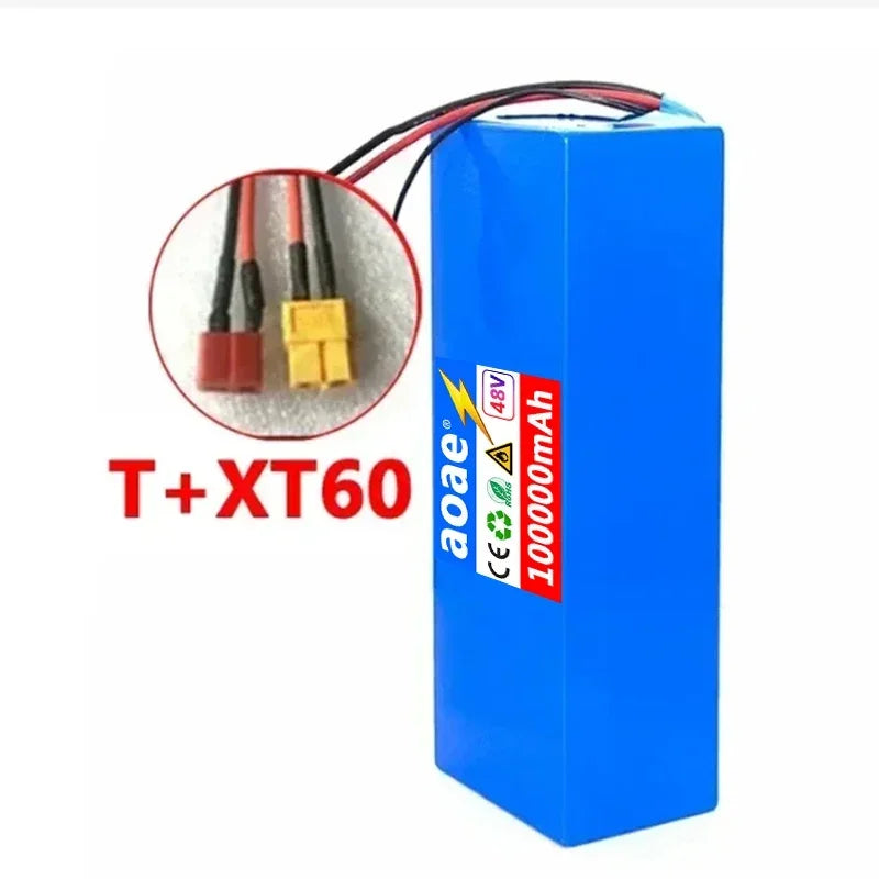 Original 48V 100Ah 13s6p Lithium Battery Pack 48v 100Ah 2000W