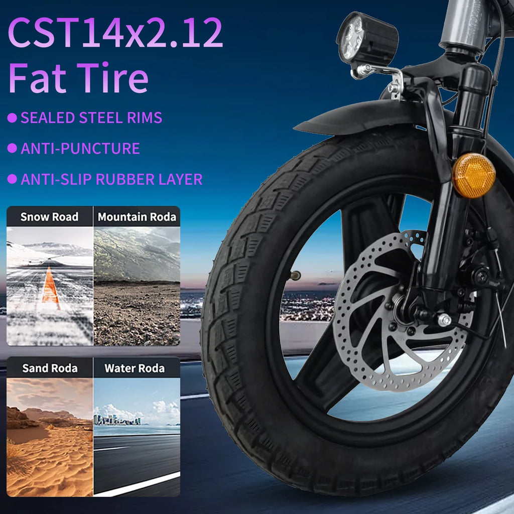 EOEOTwo 600W Folding Commuter E-Bike