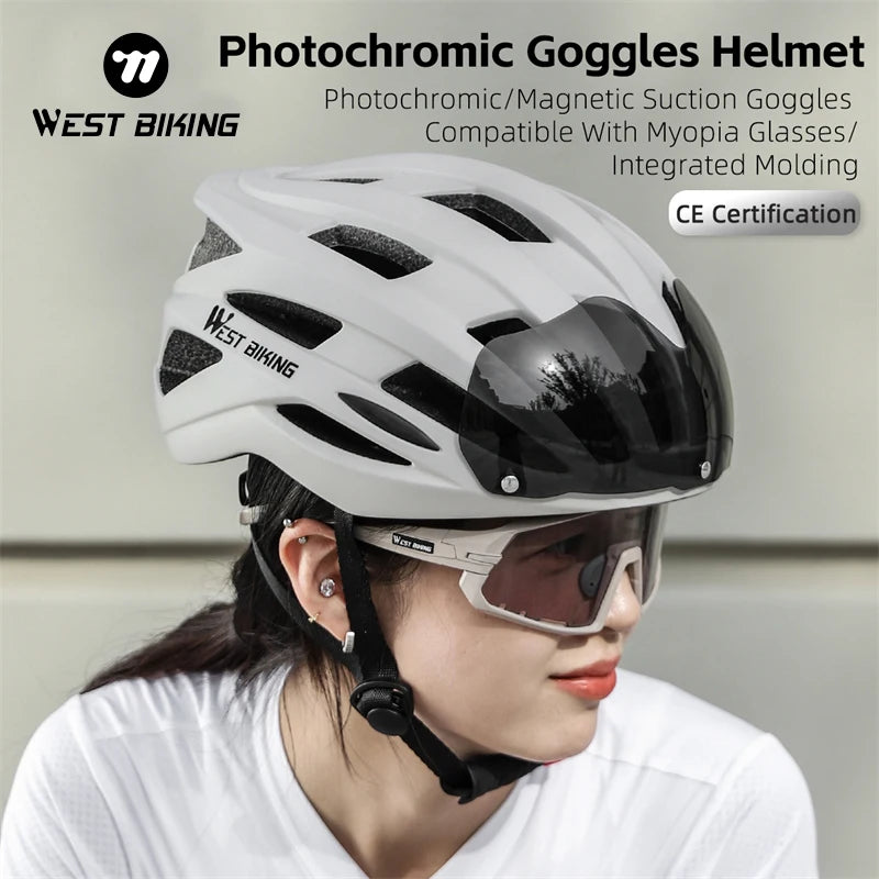 WEST BIKING Integrated Electric Scooter Cycling Helmet