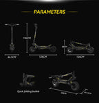 OOTD T10 500W 11" Folding E-Scooter